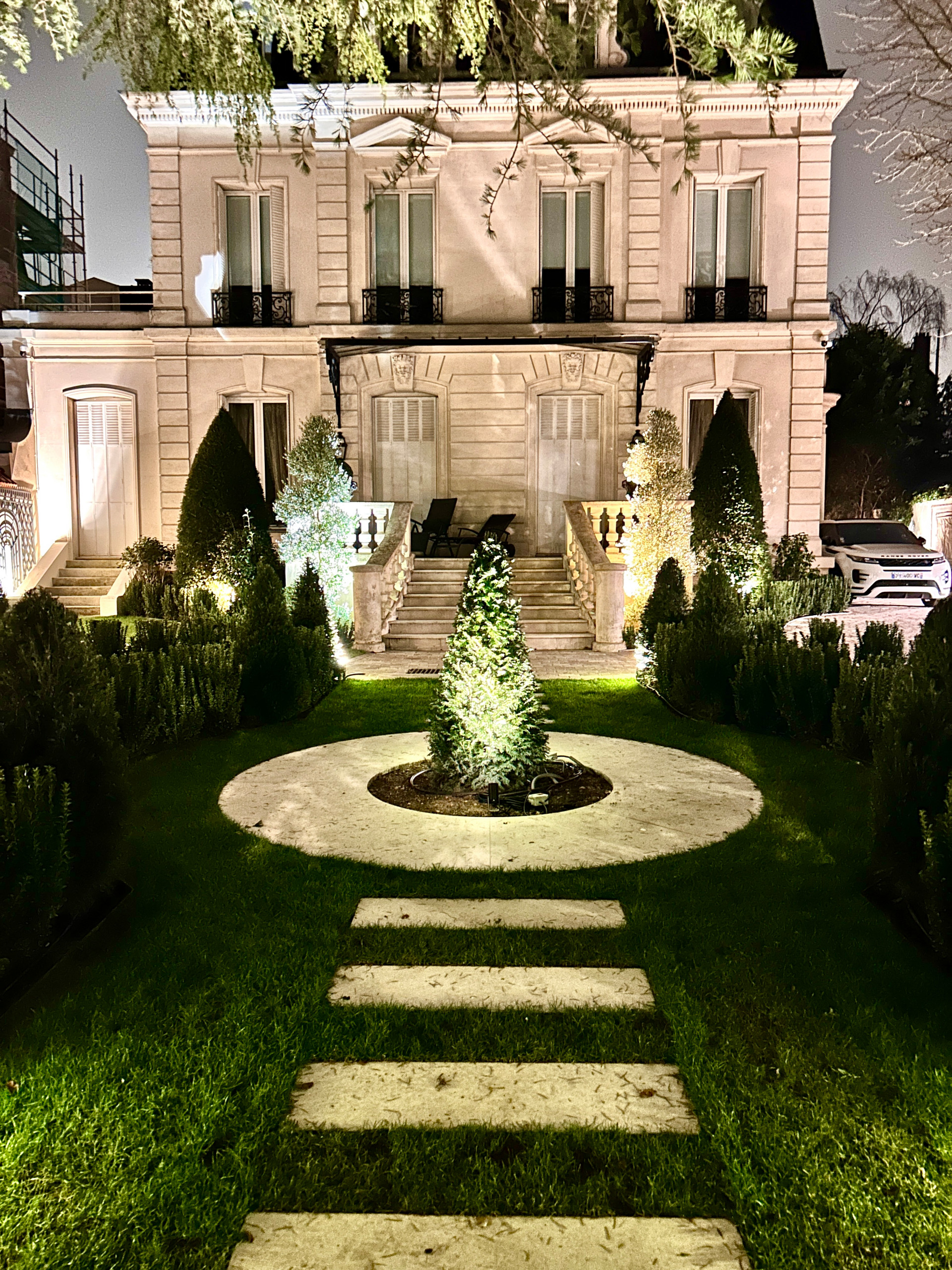 Jardin structuré à la française