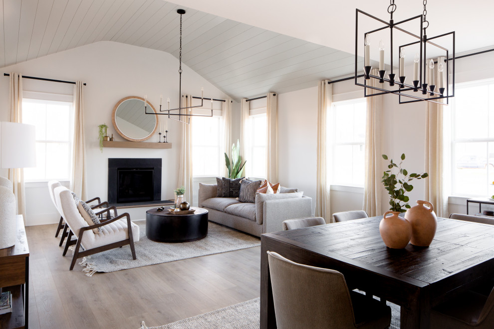 Transitional home design photo in Charleston