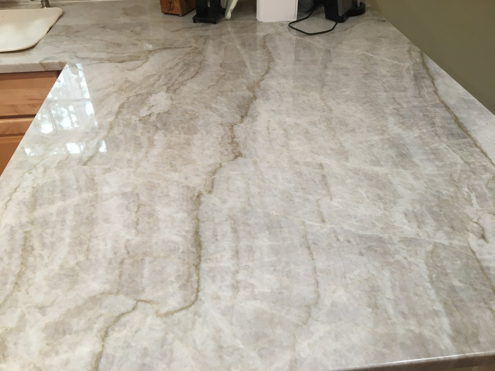 Paint color to match taj majal quartzite