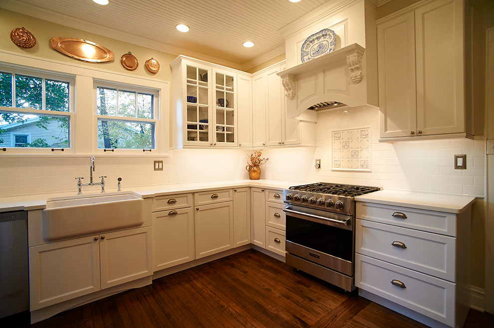 A beautiful white white kitchen in Deerfield
