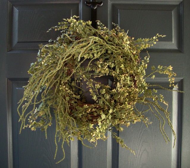 Rustic Fern Wreath by HomeHearthGarden