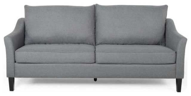 Tess Contemporary Fabric 3 Seater Sofa - Transitional - Sofas - by  GDFStudio | Houzz