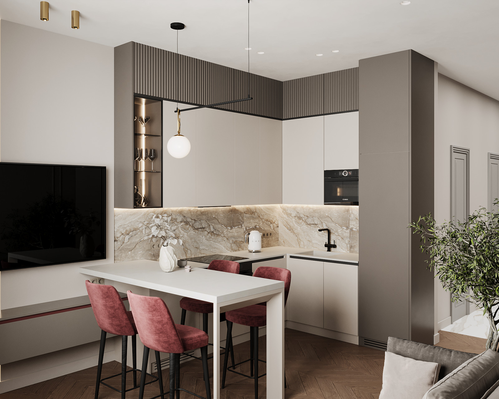 Дизайн-проект квартиры в ЖК "EVER"