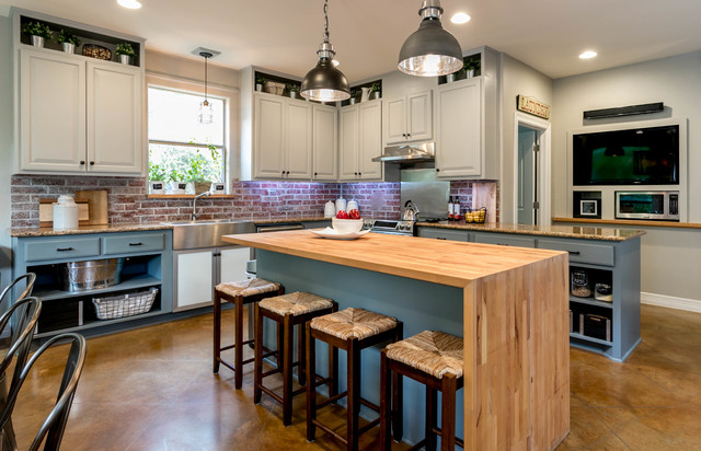 Mountain Residence rustic-kitchen