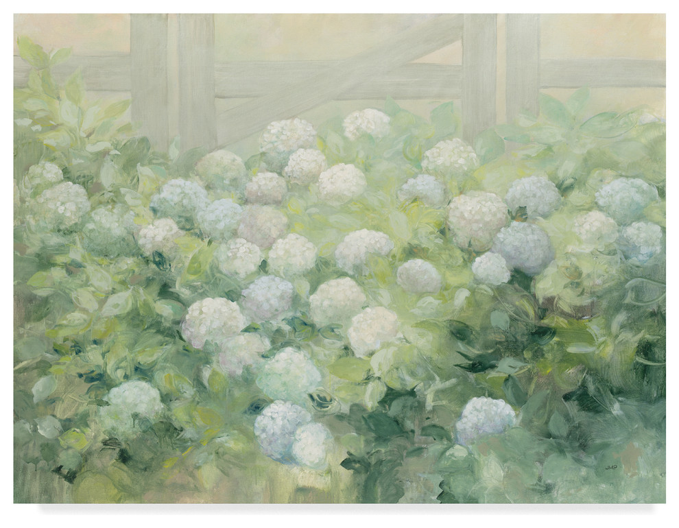 Julia Purinton 'Hydrangea Lane' Canvas Art, 24"x18"