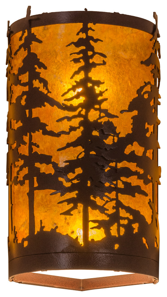 6W Tall Pines Corner Wall Sconce - Rustic - Wall Sconces - by ...