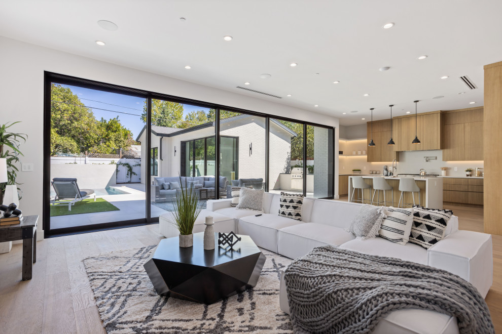 Complete Home Remodel & Addition- Studio City - Modern - Living Room ...
