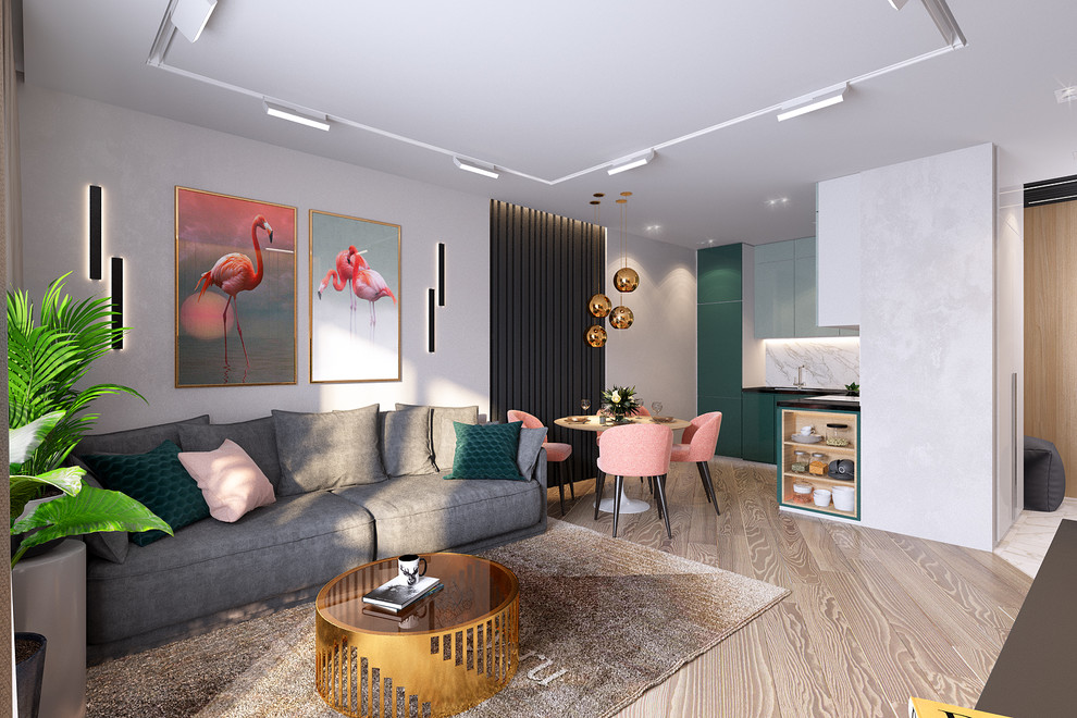Квартира с фламинго в ЖК Современник