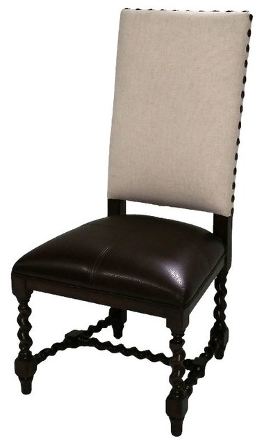 Mike Side Chair Traditional Dining Chairs By Ital Art Design