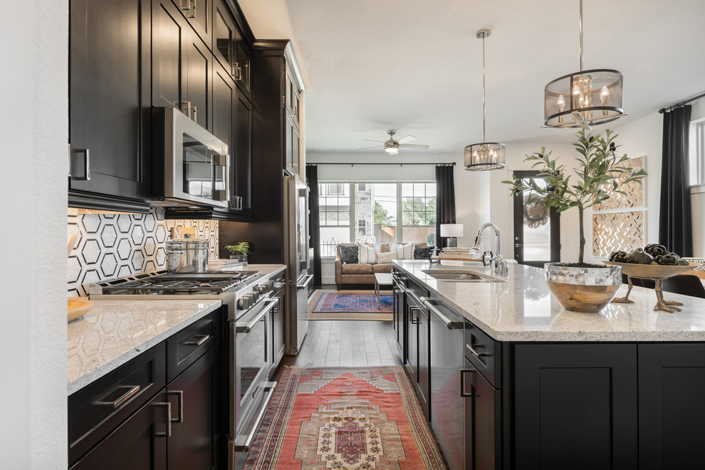 Ballerini - Transitional - Kitchen - Houston - by David Weekley Homes ...