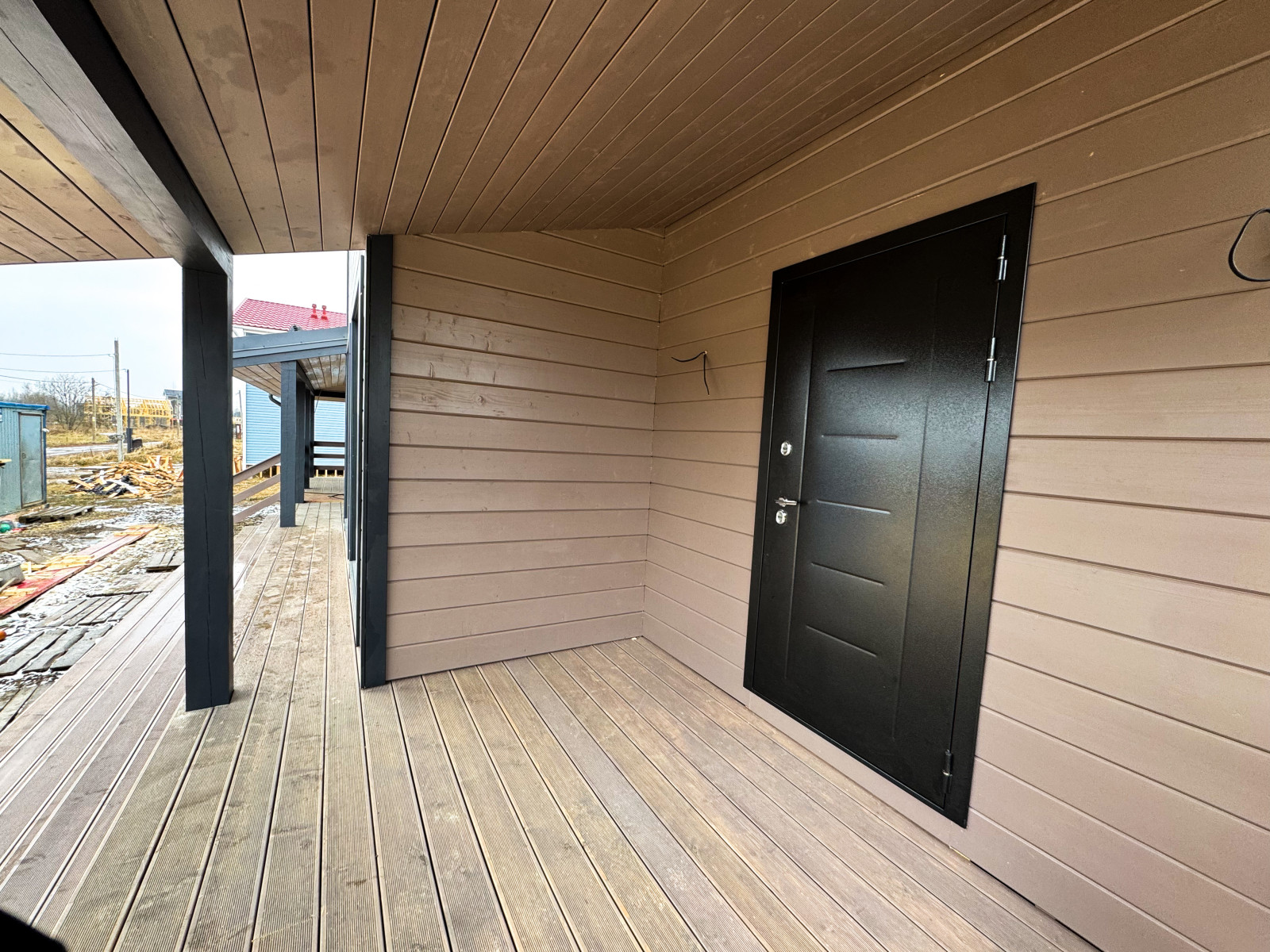 Строительство дома по Каркасной технологии в поселке Низино Ленинградской област