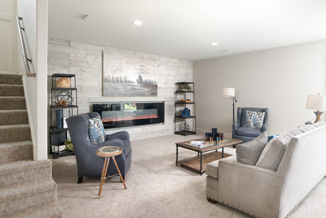 Chesapeake Plan beach-style-basement