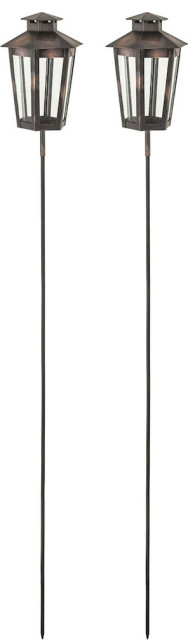 Alpine Garden Stakes, Set of 2, Clear