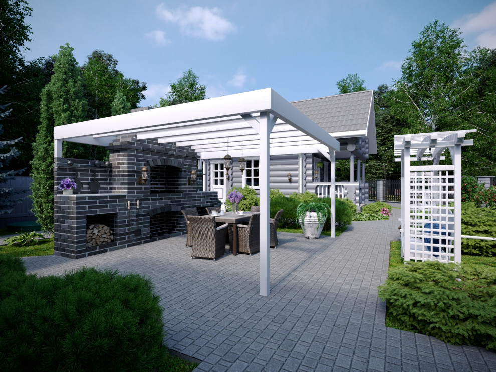 Ландшафтный дизайн в миксе стилей Прованс и Французской классики