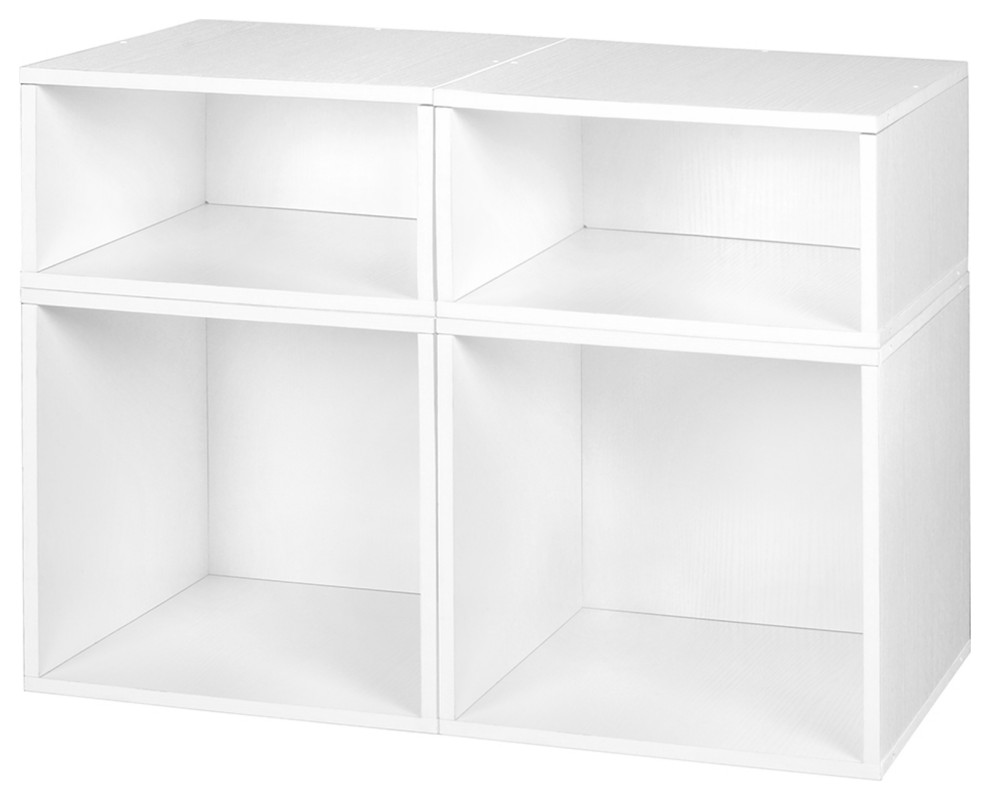 Niche Cubo Storage Set 2 Full Cubes/2 Half Cubes Transitional Toy