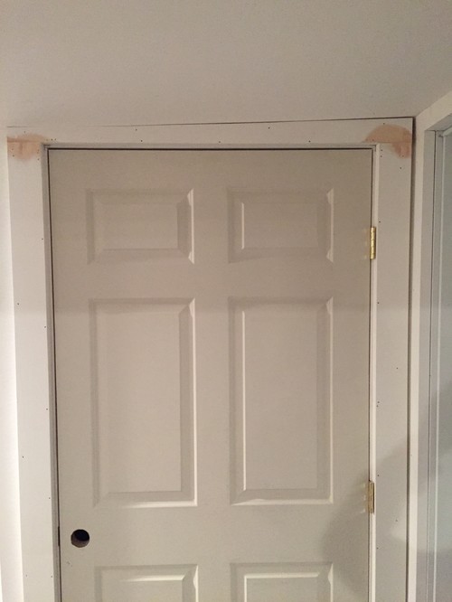 HELP! Uneven basement door trim!