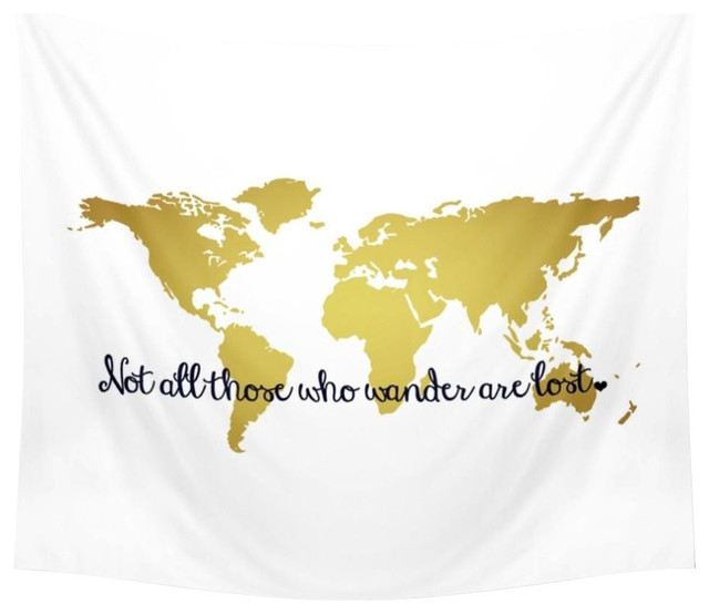 Not All Those Who Wander Are Lost Wall Tapestry Contemporary Those Who Wander Are Lost Wall Tapestry