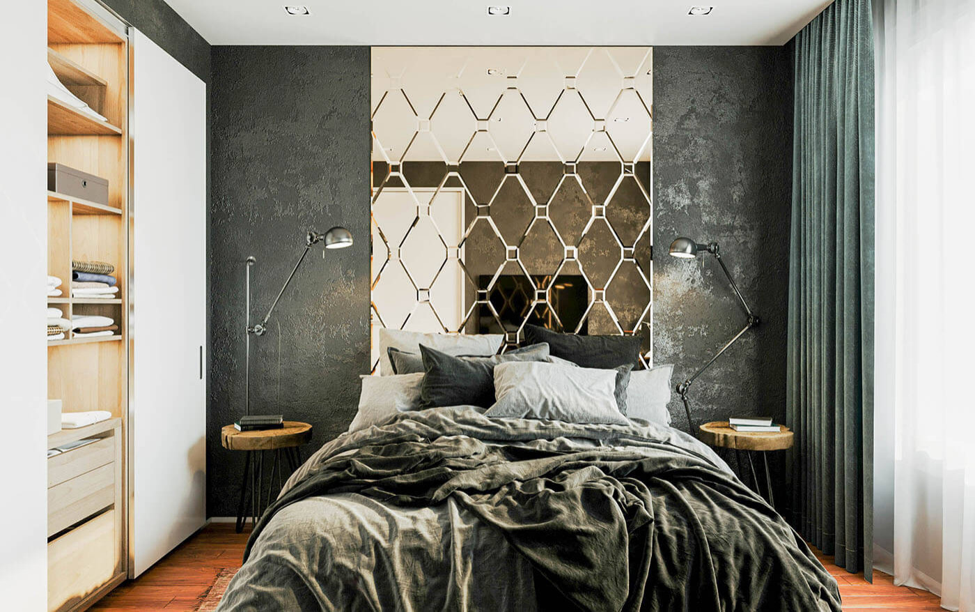 Зеркальное панно Мадрид