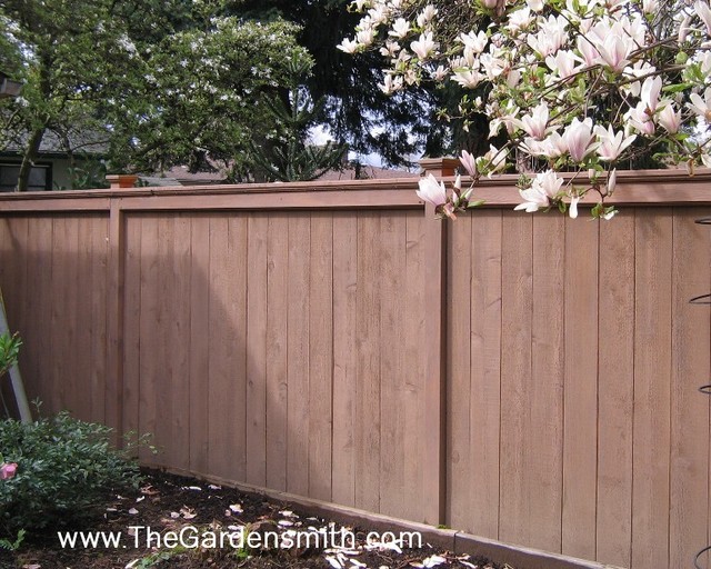 Cedar Privacy Fence - Traditional - Landscape - Portland - by The