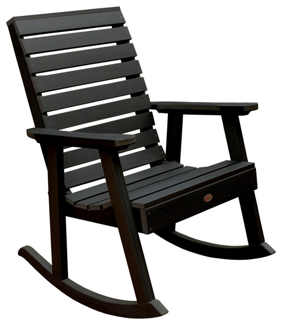 Weatherly Rocking Chair Transitional Outdoor Chairs Weatherly Rocking Chair Transitional