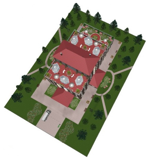 "Космические мечты". Проект озеленения крыш пансионата