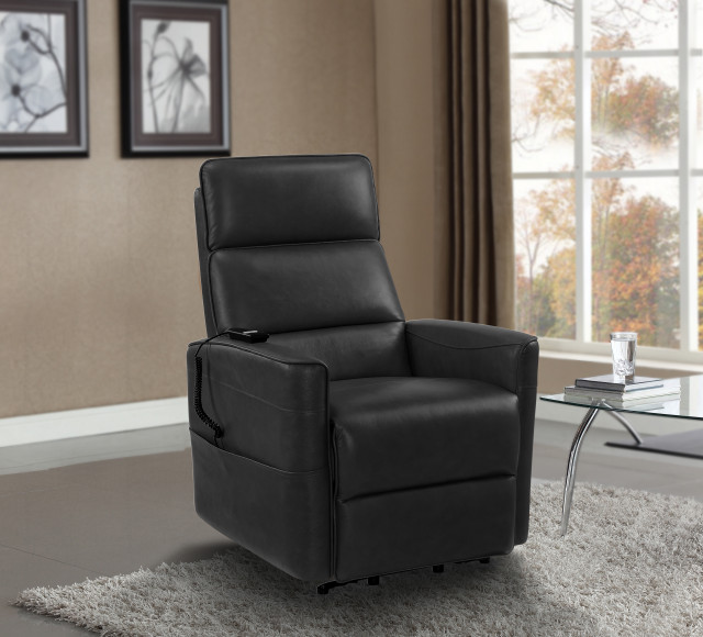 Cornell Lift Chair Recliner in Aspen Midnight by Sealy Sofa