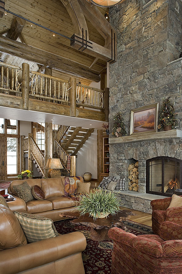 Design ideas for a traditional family room in Denver.