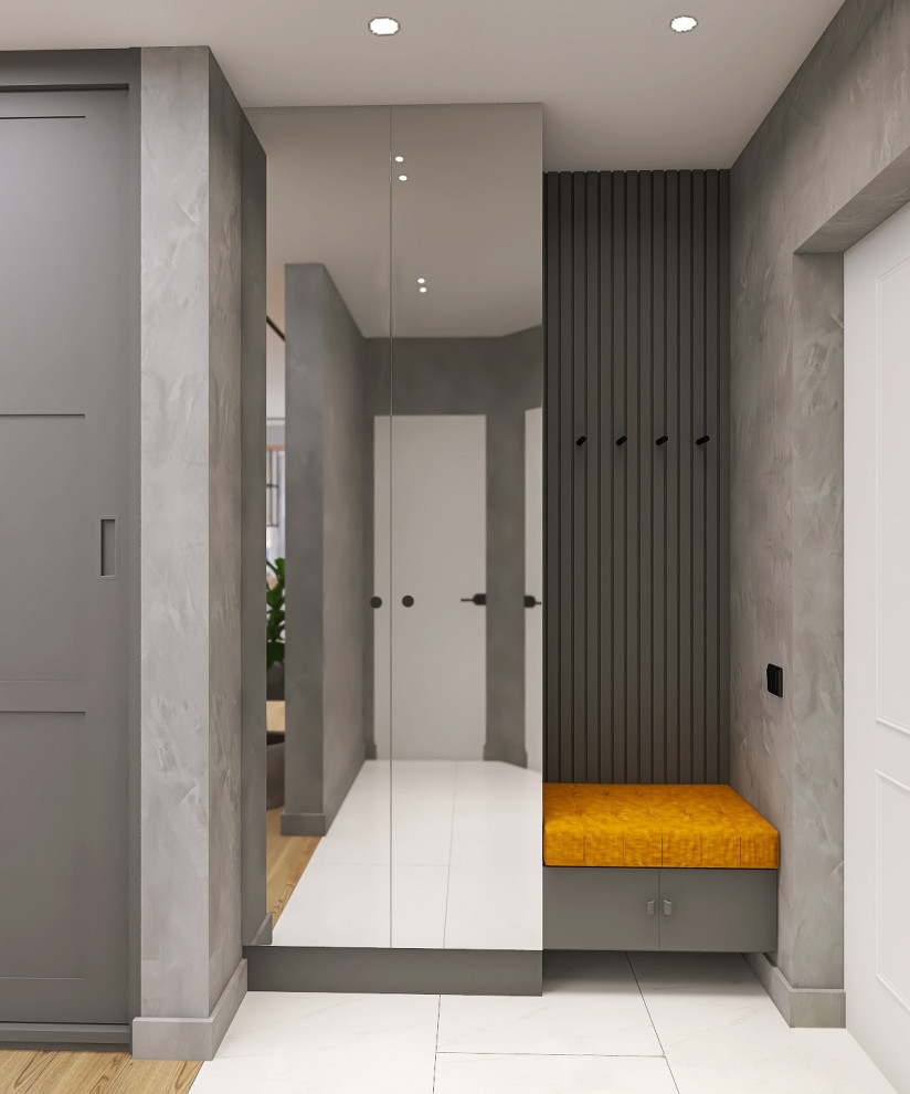 Дизайн-проект трехкомнатной квартиры типа П44Т с перепланировкой