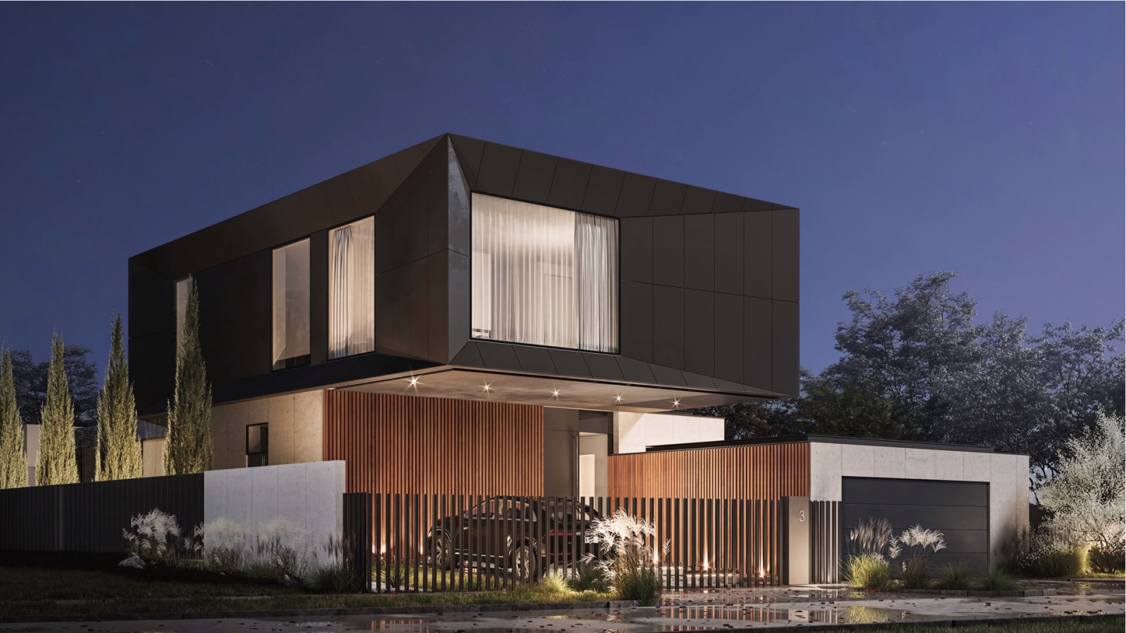 Дом в современном стиле со СПА комплексом