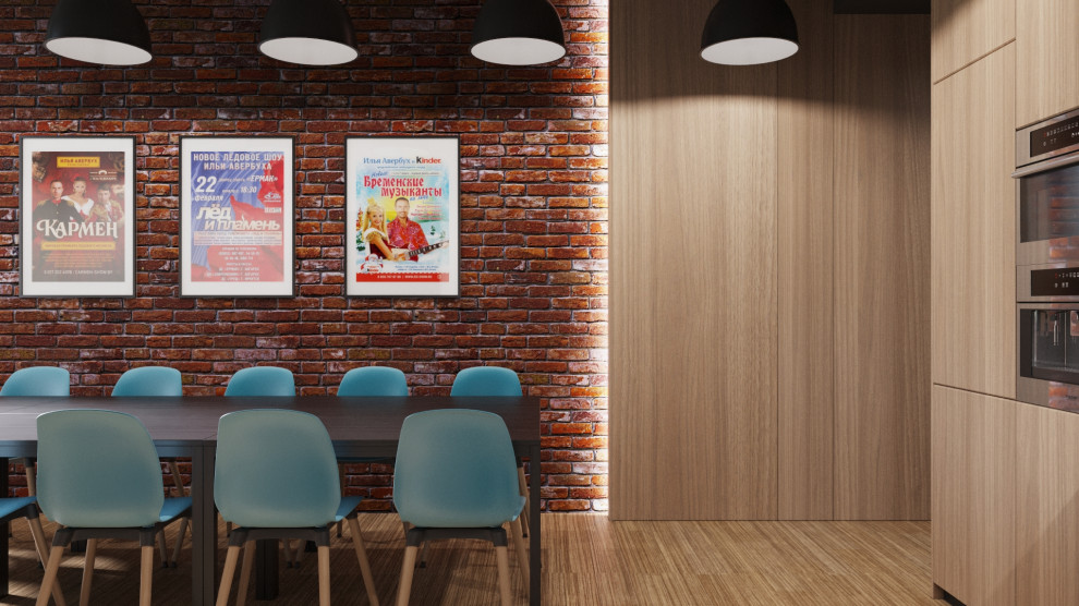 Дизайн интерьера офиса Продюсерской компании "Илья Авербух" в Лужниках.