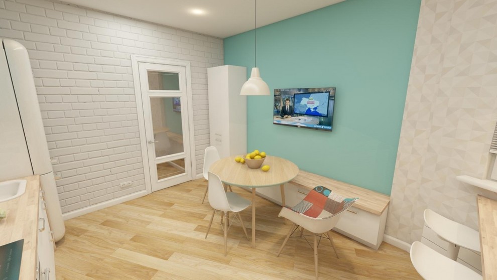 Яркая квартира в Скандинавском стиле