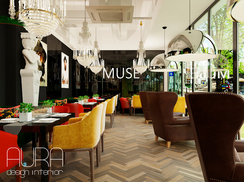 Дизайн интерьера ресторана MUSE, г. Домодедово