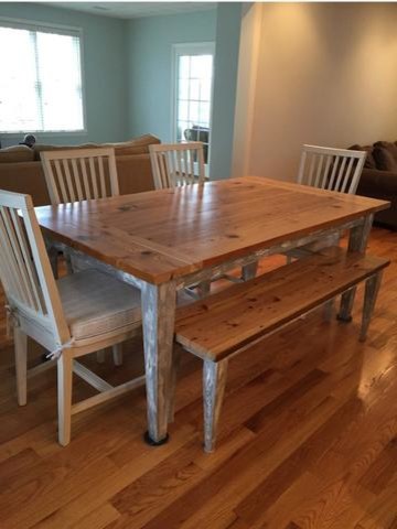 Design ideas for a country dining room in Boston.