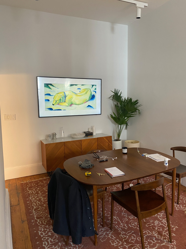 Is this Frame TV mounted too high on the wall?