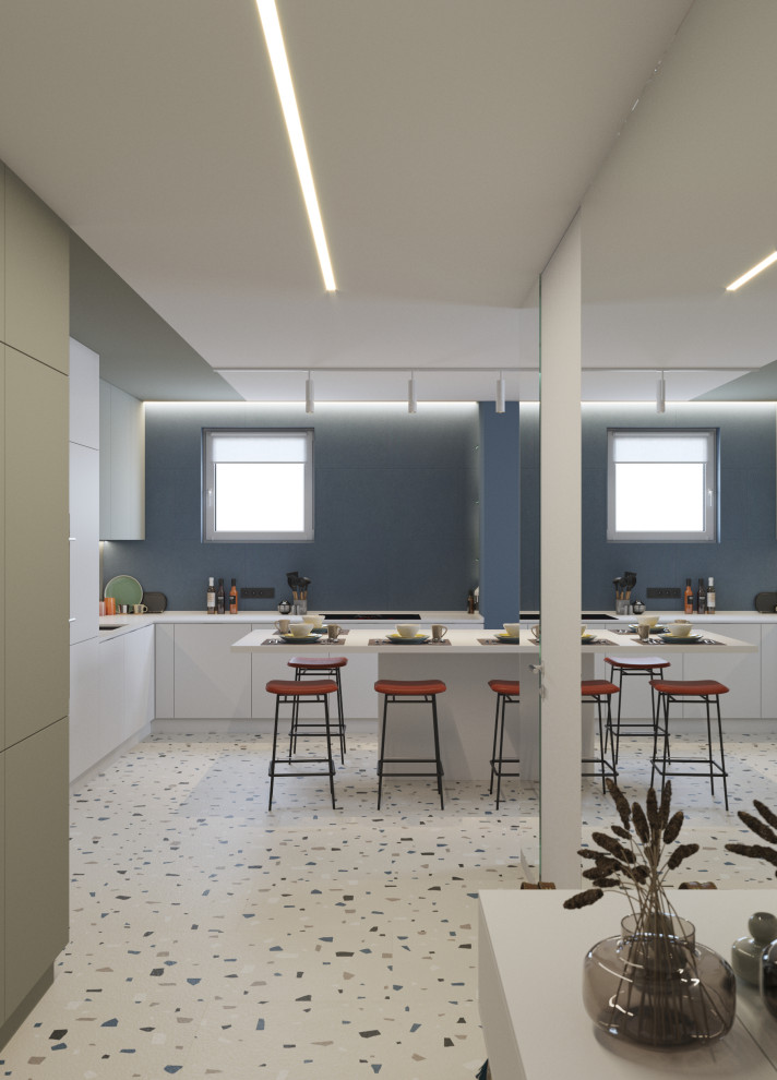 Терраццо(кухня-гостиная)