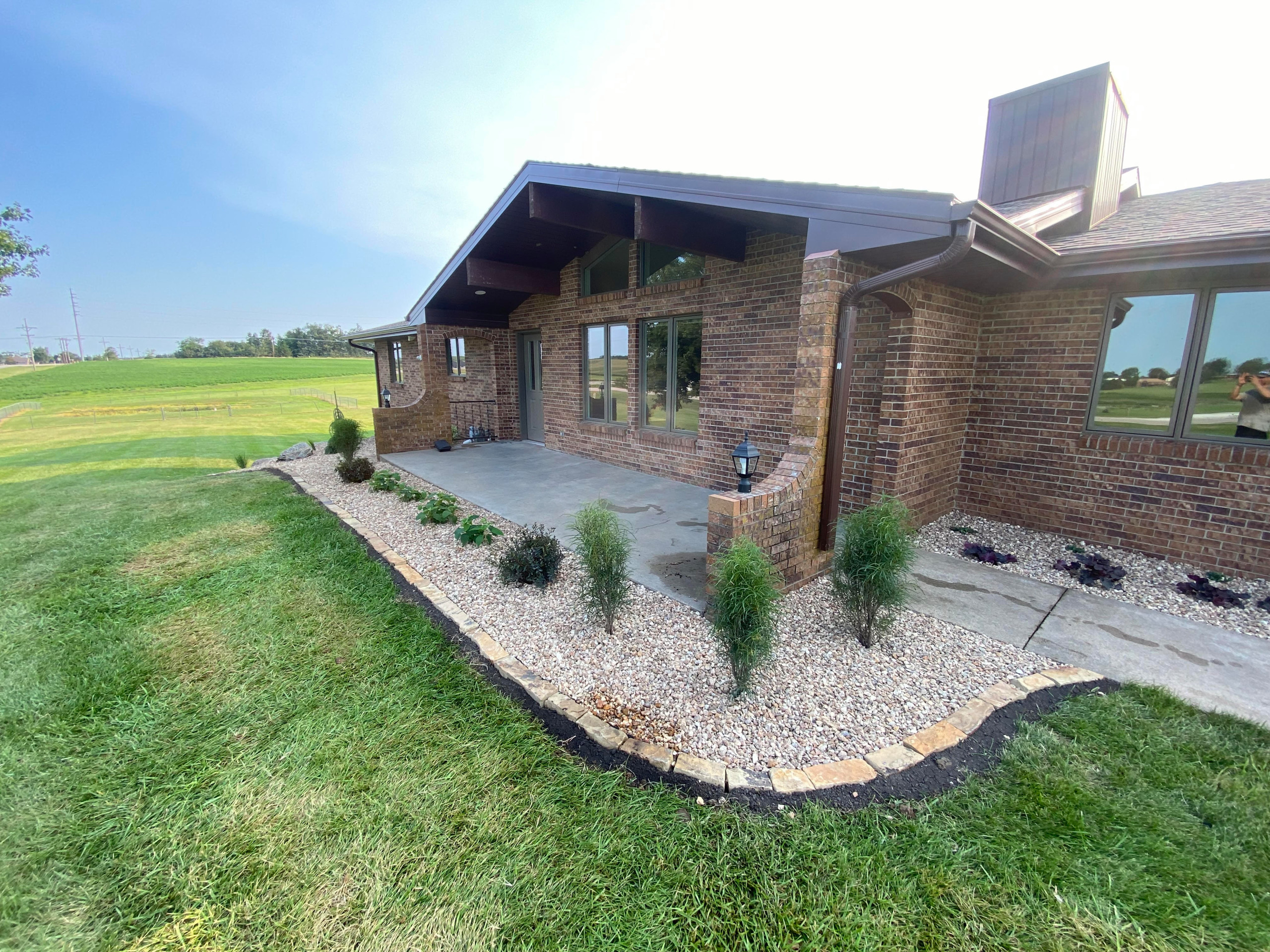 Boulder Wall & Planting