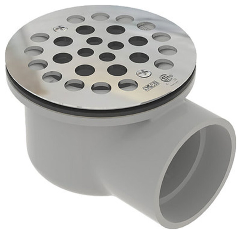 OSB Side Discharge Shower Drain Converting Bath Tub To Walk In Shower