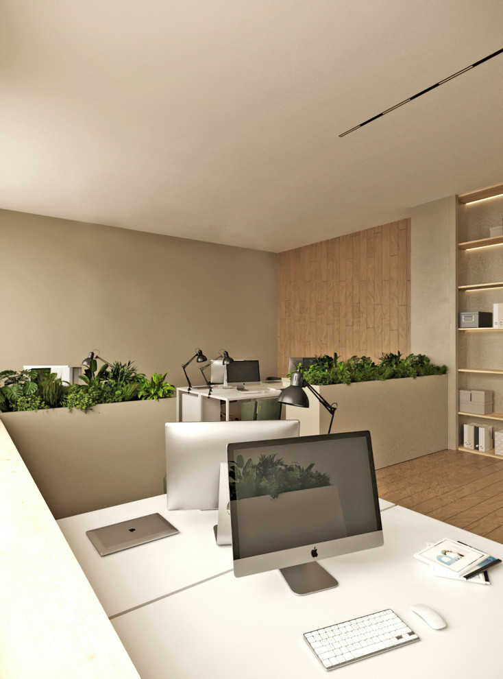 Концепция интерьера офисного здания