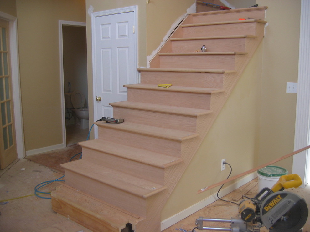 Belle Meade Carpentry Coffered Ceilings & Staircase.