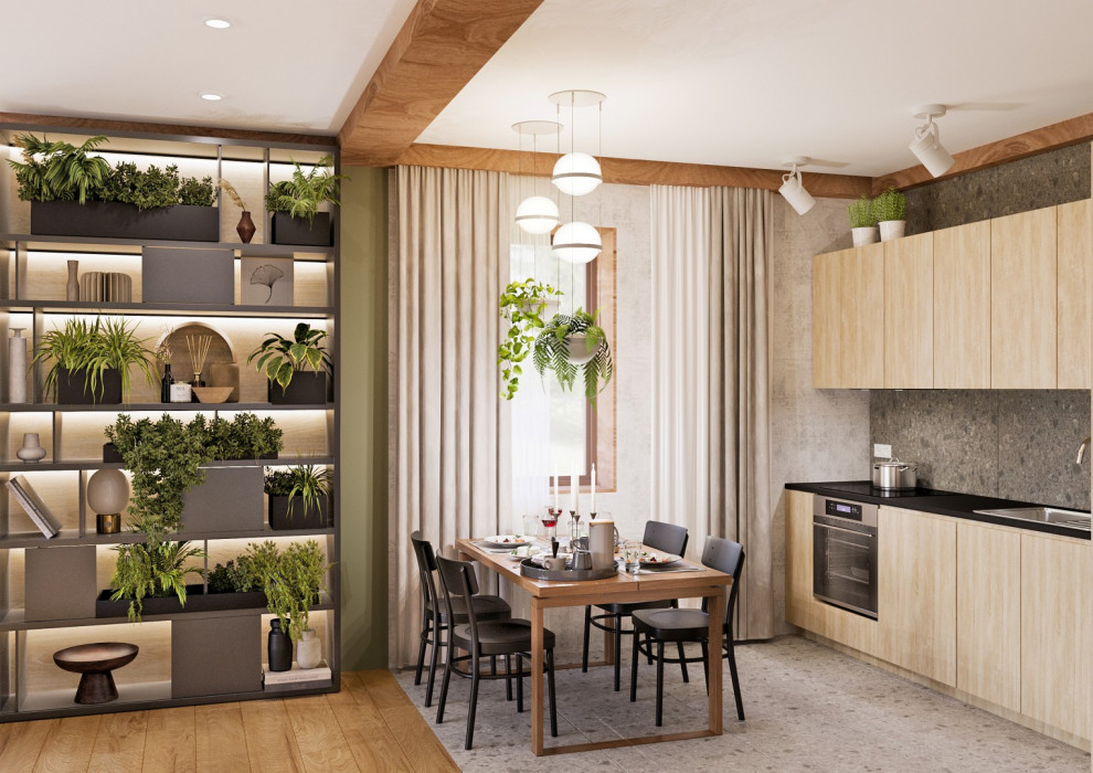 Столовая в стиле Эко