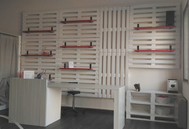 Arredo coi Pallets contemporaneo-ingresso
