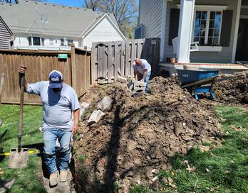 PV Front Entry Retaining Walls