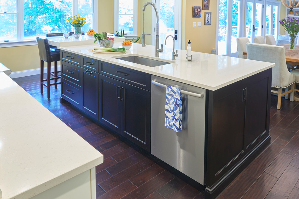 Kitchen - transitional kitchen idea in New York