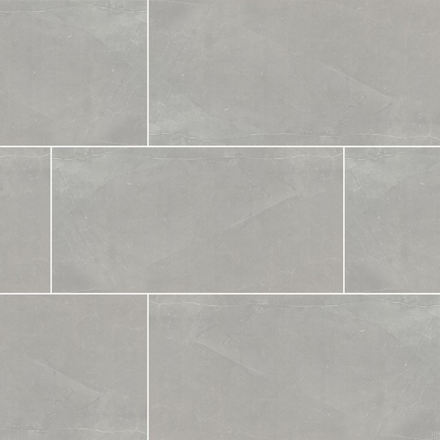 Sande Grey 3x18 Polished Bullnose Porcelain Tile Traditional 3x18 Polished Bullnose Porcelain Tile