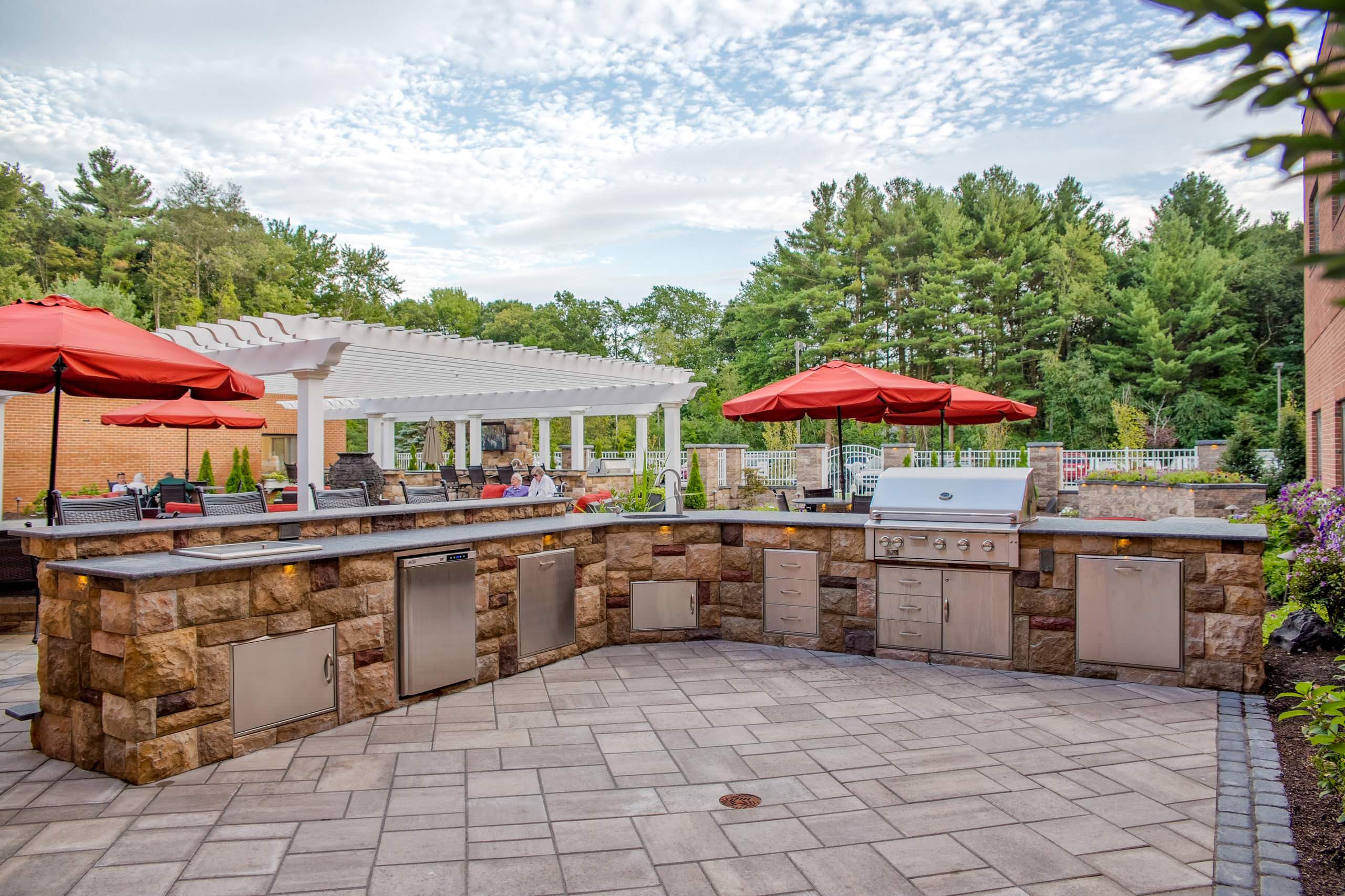 Wilmington, Massachusetts Courtyard