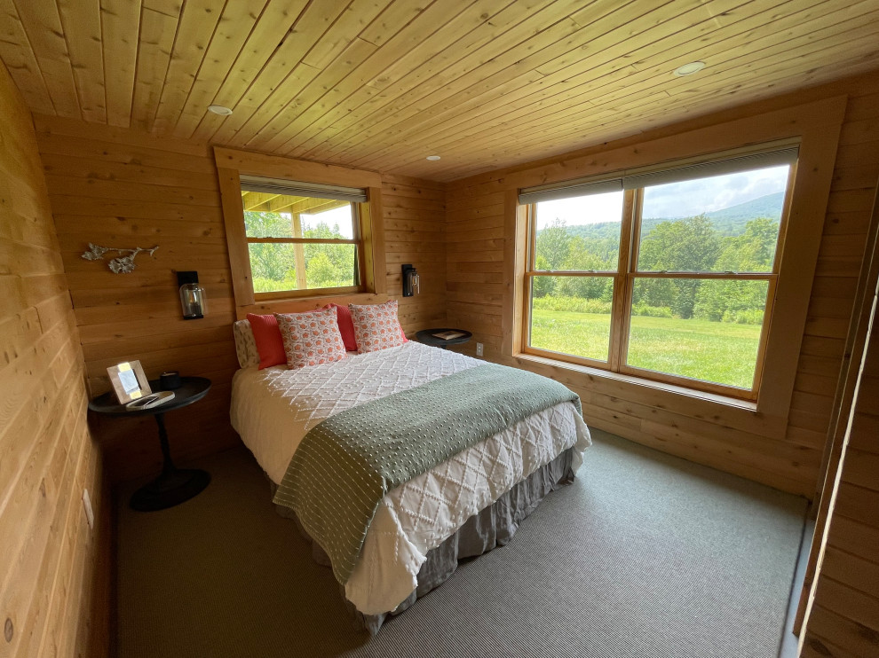 This is an example of a country bedroom in Burlington.