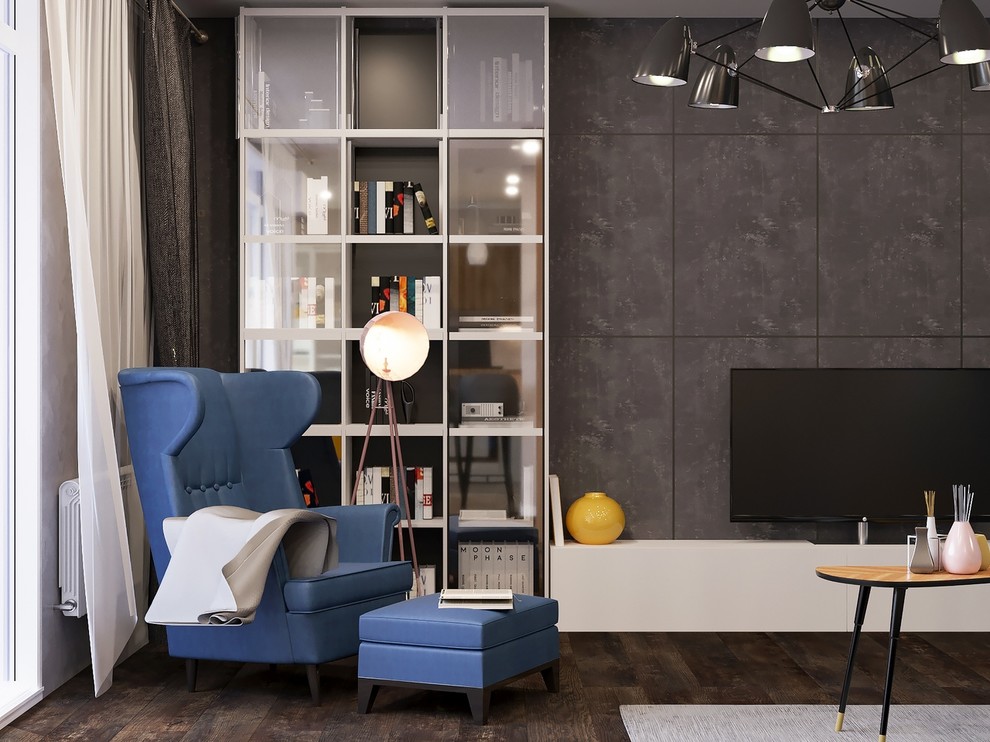 Дизайн - проект 2к. кв 74 м2 в ЖК "Парус" для молодой девушки