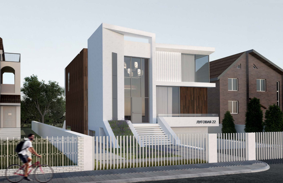 Индивидуальный жилой дом в современном стиле