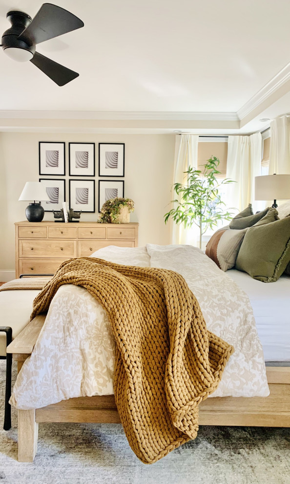 Contemporary master bedroom design