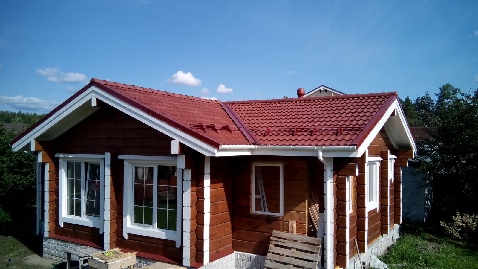 Дома из бруса и лафета.